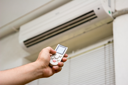 Ductless mini split HVAC system in a Minneapolis home